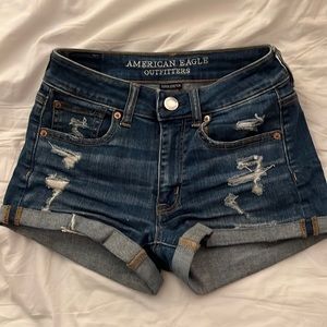 American Eagle Super Stretch Hi-Rise Shortie Short